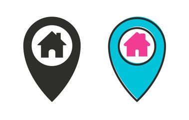 Map pin - vector icon.