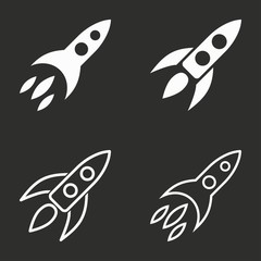 Obraz premium Rocket - vector icon.