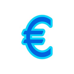 Euro - vector icon.