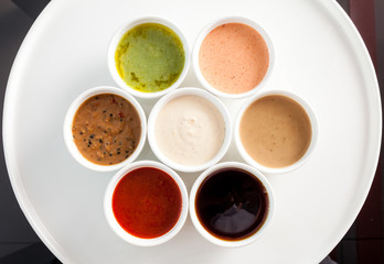 set of sauces