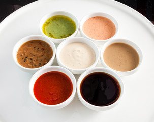 set of sauces
