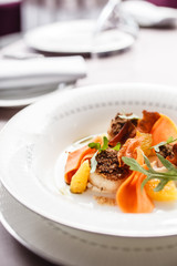 scallops with vegetables
