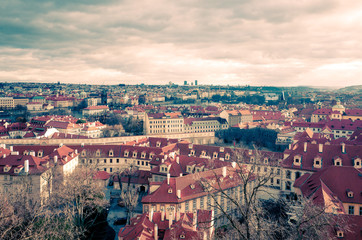 Fototapeta premium Old Town ancient architecture in Prague, Czech Republic