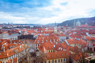 Obraz premium Old Town ancient architecture in Prague, Czech Republic
