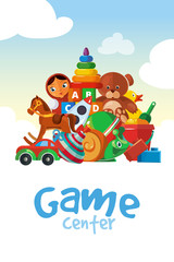 Board for the childrens game center