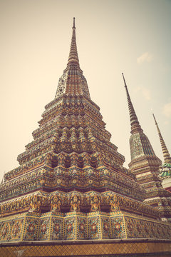 Wat Pho, The Temple of Reclining Buddha, Bangkok, Thailand