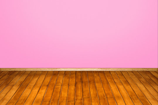Abstract pink room