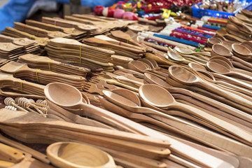 Handmade  wooden  utensils