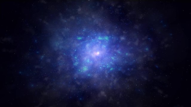 Space galaxy scene