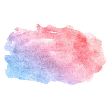 watercolor pink blue cloud