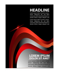 Fototapeta premium Brochure Flyer design vector template 