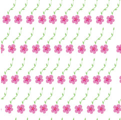 flowers. stems. buds. a pattern of flowers.