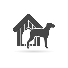 Dog design icon