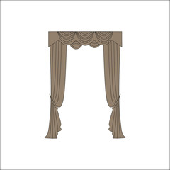  interior textiles. window decoration. curtains.