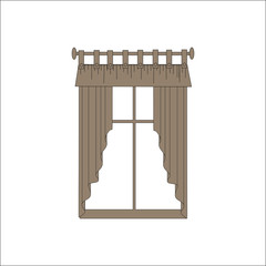  interior textiles. window decoration.curtains.