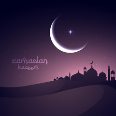 beautiful holy festival eid and ramadan background