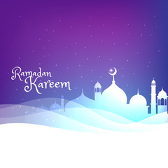 ramadan kareem greeting card