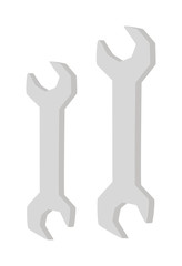 Spanners vector illustration.