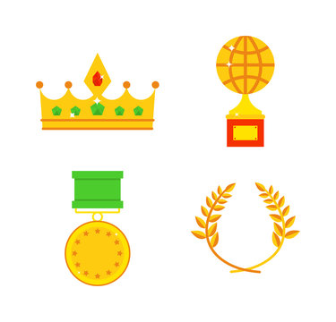 Honors icons vector illustration.