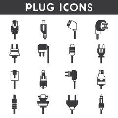 electric plug icons