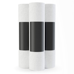 Water filter mock up isolated on white background