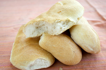 leftovers of bread roll