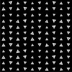 Pattern background triangle, retro vintage design vector, geometric