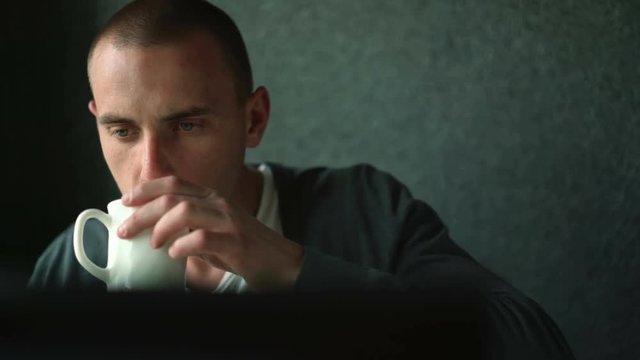 Potrait of young freelancer 