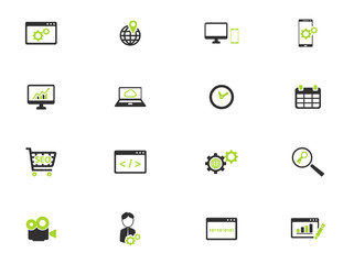 SEO and development simply icons