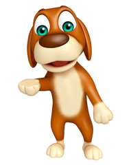 fun Dog  funny cartoon character