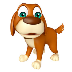 fun Dog  funny cartoon character
