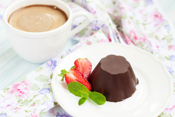 Сottage cheese with chocolate