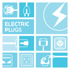 electric plug icons