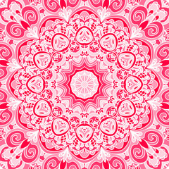 Pink abstract Seamless pattern vector