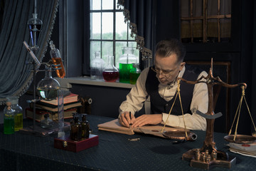 Academic records obtained observations in a notebook
