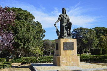 Kolumbus Denkmal beim Kloster La Rabida