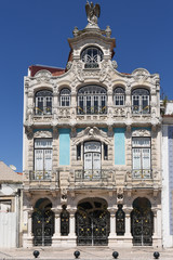 Fototapeta na wymiar Architecture in Aveiro, Beiras region, Portugal