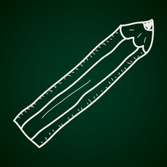Simple doodle of a pencil