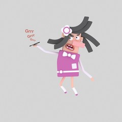 Secretaria, Oficina, Telefono, Smart phone,