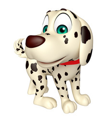 Dog funny cartoon character