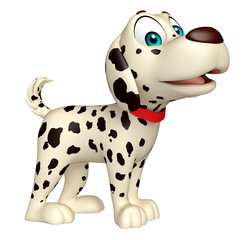 Dog funny cartoon character
