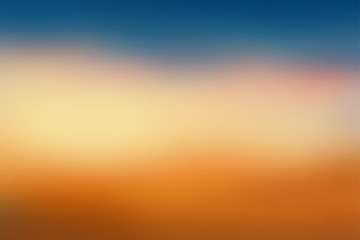 Orange and blue blurred background. Vector illustration