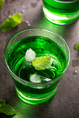 Cake chocolate brownies on wood background
