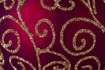 full frame of christmas bauble.