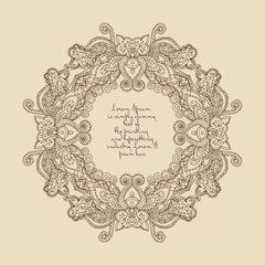 Beautiful card vector