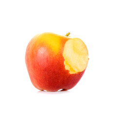 Apple on white background