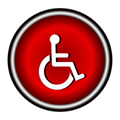 Disabled Handicap Icon in circle