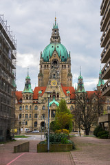 Obraz premium New City Hall in Hannover, Germany.