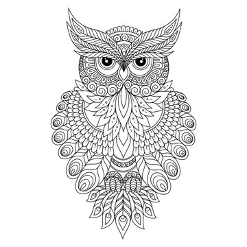 Decorative ornamental Owl.