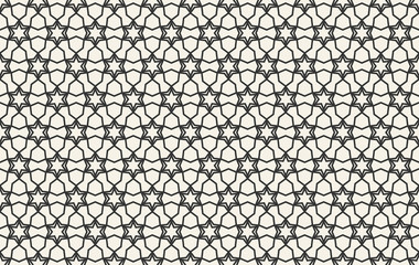 Abstract seamless geometric islamic wallpaper pattern